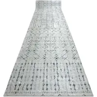 Rugsx Löpare anti-halk LOTUS OASIS 43570 Boho beige tvättmatta 100cm 100x980 cm