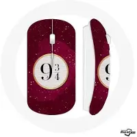 Harry Potter Souris sans fil - Harry Potter - Voie 9 3/4 - Rouge - Clé USB Wi-Fi - Compatible Mac et PC
