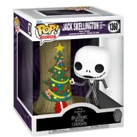 The Nightmare Before Christmas Mardrömmen Före Jul Disney Deluxe Jack 30-årsjubileumsfigur Av Skellington Med Juldörr