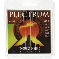 Thomastik -Infeld AC112 Akustiska gitarrstrngar: Plectrum Series 6 String Set E B G D A E Natural