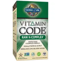 Elämän puutarha,Garden of Life - Vitamin Code RAW K-Complex - 60 vcaps