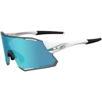 Tifosi RAIL RACE CLARION sportglasögon matte white (2 glas Clarion Blue 14,7% ljusgenomsläpp, 95,6% Clear) (LIMITED EDITION) (NY)