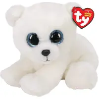 TY UK Ltd Ari Polar Beanie Beanie Bebis Vit 15 cm