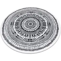 Rugsx Matta FUN Napkin servett cirkel - grå cirkel 120 cm