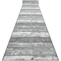Rugsx Löpare anti-halk 57 cm Trä, styrelse grå 57x1100 cm