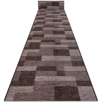 Rugsx Löpare anti-halk ICONA gum brun 120cm 120x920 cm