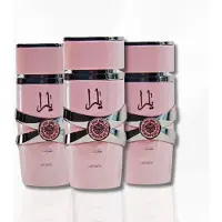 Lattafa Yara för kvinnor Eau de Parfum Spray, 3.4 ounces (Pack om 3)
