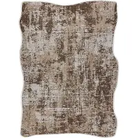 Rugsx ORGANIC 2755 sisalmatt Abstraktion ecru / naturlig – modern oregelbunden form 240x330 cm