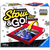 Ravensburger 17974 Disney Mickey Puzzle Stow & Go - Lagra och transportera pussel upp till 1000 bitar