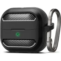 Spigen Rugged Armor, Boks, Termoplastisk polyurethan (TPU), Sort