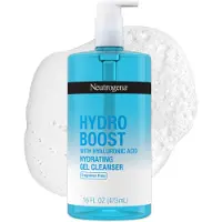 Neutrogena Hydro Boost Doftfri Hydrating Gel Ansiktsrengring med hyaluronsyra Daglig skummande ansiktstvtt & sminkborttagning Gentle Face Wash