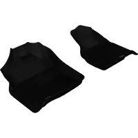 3D MAXpider 2012-2020 Dodge Ram 1500 Crew/2500/3500 Crew/Mega Kagu 1st Row Floormat - Black - L1DG02011509
