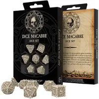 Q-workshop Macabre Dice Set Tärningar Kraften Från Underjorden Brädspel 7 Enheter