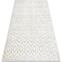 Rugsx Matta SANTO SISAL 58380 sexhörning beige 80x150 cm