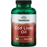 Swanson Health - Cod Liver Oil Variationer 700mg Double-Strength - 30 softgels