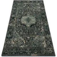 Rugsx Ullmatta POLONIA Dukato Ornament iron grön 170x235 cm