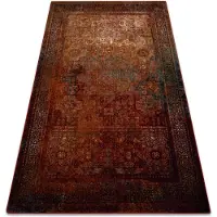 Rugsx Ullmatta OMEGA Mamluk Vintage, rosett röd 170x235 cm