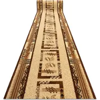 Rugsx Löpare BCF JAŚ beige 170 cm 170x330 cm
