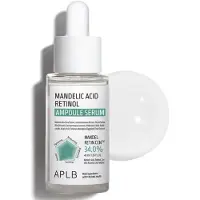 APLB Mandelsyra Retinol Ampull Serum | MANDEL RETIN CEN 34,0% 1,35 FL.OZ/Koreansk hudvrd Aknevrd Exfoliant Rynkvrd Vitalisera fr skonsam och
