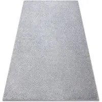 Rugsx Matta vägg till vägg SAN MIGUEL silver 92 vanlig, platt, en färg 250x350 cm