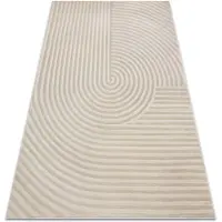Rugsx Matta BALANCE 1921 taupe - Geometrisk, strukturell, glamour 120x170 cm