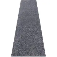 Rugsx Löpare SANTA FE grå 97 vanlig, platt, en färg 80x430 cm