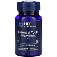 Life Extension , Essential Youth L-Ergothioneine, 5 mg, 30 Vegetarian Capslar