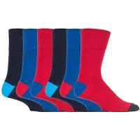 Gentle Grip Mild Grip - 6 Par Herr Mild Grip Non Elastic Strumpor - MGG560