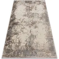 Rugsx BLISS Z194AZ148 matta mörk beige / beige - Abstraktion, modern, strukturell 80x150 cm