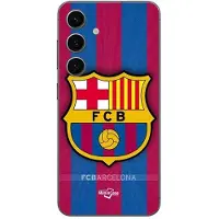 FC Barcelona Telefonfodral - FC Barcelona - Samsung Galaxy S25 - Mjukt - Silikon - Sportlogotyp svart
