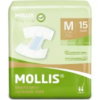 Mollis Vuxenblöjor för kvinnor och män, Unisex engångsinkontinensbyxor, Maximal absorptionsförmåga
