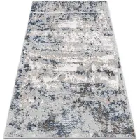 Rugsx Matta ACRYLIC VALS 8121 Abstraktion vintage grå / blå 80x300 cm
