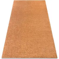 Rugsx Matta vägg till vägg SANTA FE guld 80 vanlig, platt, en färg 150x200 cm
