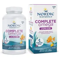 Nordic Naturals , Komplett Omega Junior, Ålder 6+, Citron, 180 Mini mjuka Gel