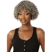 Outre Fab & Fly Full Cap Peruk Gr Glamour - Mnniskohr - Randy (NATURAL BLACK)