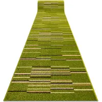 Rugsx Löpare HEAT-SET FRYZ NELI grön 60 cm 60x250 cm