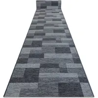 Rugsx Löpare anti-halk ICONA gum grå 120cm 120x600 cm