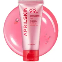 APRILSKIN TXA Niacinamide 99 Overnight Wrapping Mask | 99 % TXA+Niacinamid med hg renhet fr ojmn hudton | Overnight Skin Booster fr toning Ca