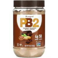 Bell Plantation PB2 Foods, The Original PB2, Powdered peanutbutter med kakao, 16 oz (454 g)