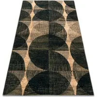 Rugsx Ullmatta OMEGA FADO geometrisk jadeit grön 170x235 cm