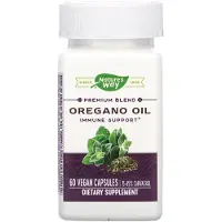 Nature'S Way , Oregano Olja, Premium Blending, 60 Vegan Kapslar (50 mg Per kapsel)