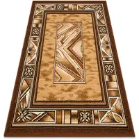 Rugsx Matta BCF Morad OPAL frame, klassisk - old guld 80x150 cm