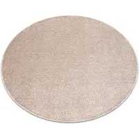 Rugsx Matta, runda INDUS beige 34 vanlig, platt, MELANGE cirkel 150 cm