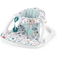 Fisher-Price Portable Baby Chair Sit-Me-Up Med Utvecklande Leksaker, Tvättbar Sits