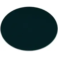 Rugsx Modern tvätt matta LINDO circle grön, halkskyddad, lurvig cirkel 100 cm