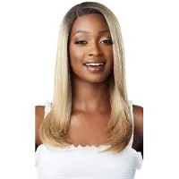 Outre EveryWear Synthetic HD Lace Front Peruk - VAR 4 (1B Off Black)