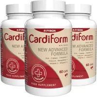 Fyron Group B.V. Cardiform - 180 kapslar (3-pack) - Schweizisk formel - 22 vitaminer & mineraler - Växtbaserat komplex