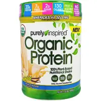 Purely Inspired , Ekologiskt Plantbaserat Proteinpulver, Creamy French Vanilla, 1,25 lbs (567 g)