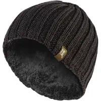 Heat Holder - Fleecefodrad ribbad vintermössa för herrar