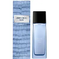 Jimmy Choo - Man Aqua Eau de Toilette Resespray - Herrparfym - Söt & Träig - Med noter av Grapefrukt, Geranium & Saltmoss - 0,5 Fl Oz